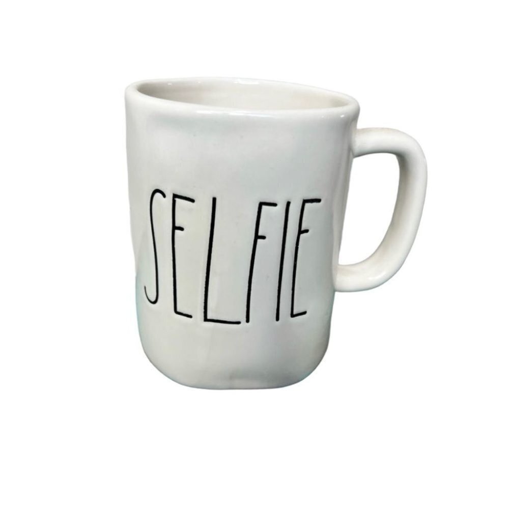 Rae Dunn M Stamped Selfie Mug BNWT